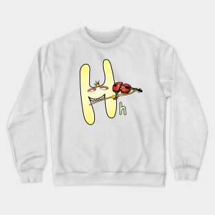 Funny Alphabet Lore Letter H Crewneck Sweatshirt